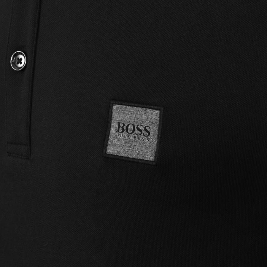 Alternative Image for ProductBOSS Long Sleeved Polo T Shirt Black3